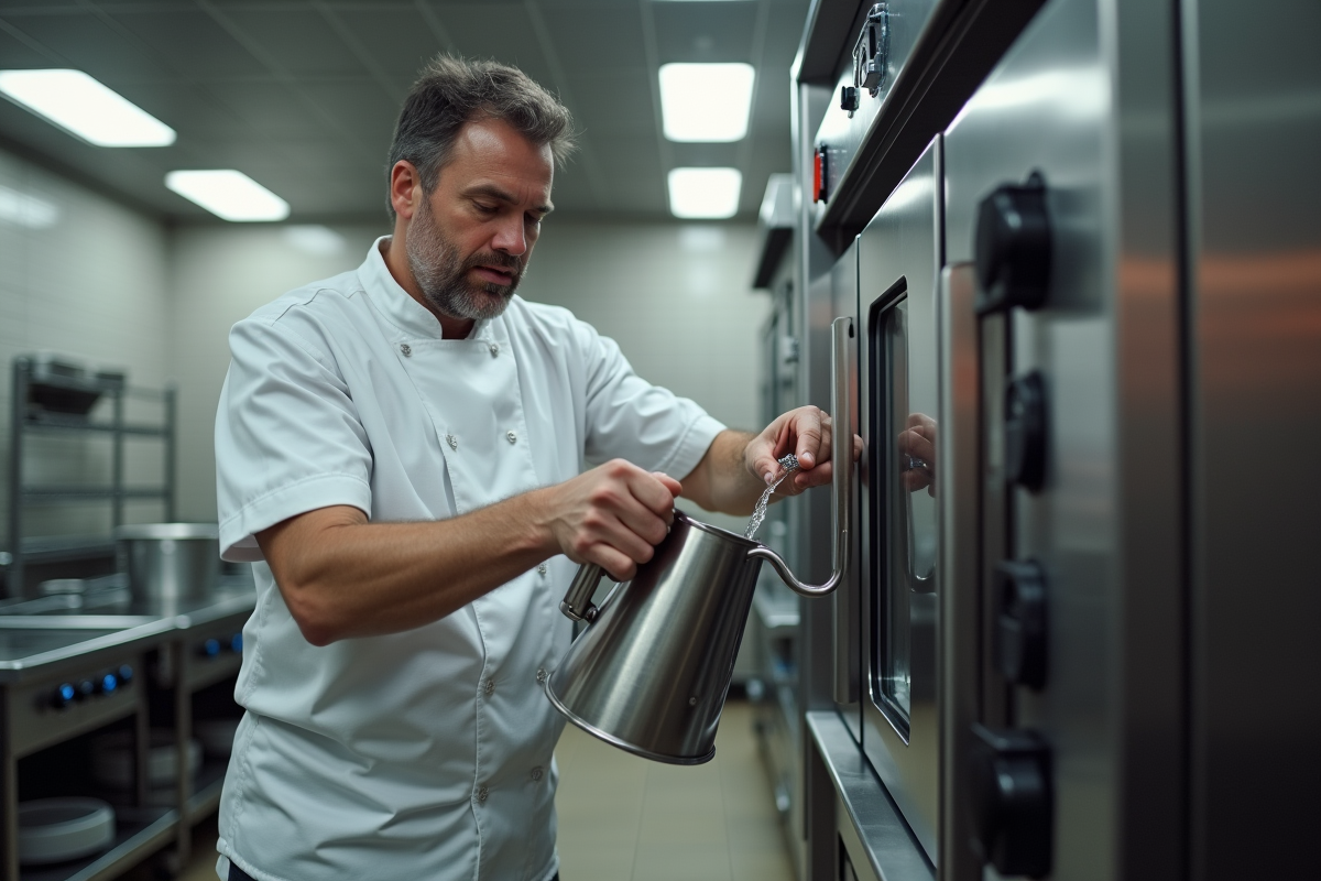 Utilisation d’eau des fours à vapeur : quantité nécessaire et conseils pratiques